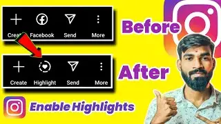 How To ENABLE HIGHLIGHT Option In Instagram Story | HIGHLIGHT Option Not Showing In Instagram