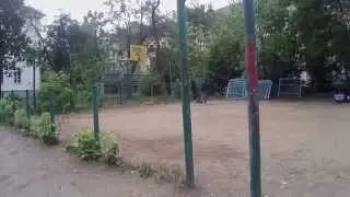 Снос спортивной площадки для мини-футбола