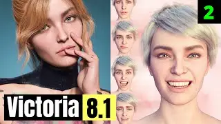 Daz Studio 4.15 | Victoria 8.1 bundle | Expressions for genesis 8.1 female download and review