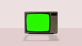 Old Television #2 / Green Screen - Chroma Key