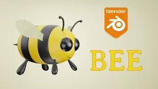 HOW TO MAKE BEE IN BLENDER [TIMELAPSE]