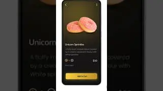 Donut eCommerce App - Speed Design in Figma