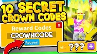 ALL 10 SECRET CROWN AND STRENGTH CODES IN SABER SIMULATOR! Roblox