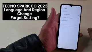 Tecno spark Go 2023 Language And Region Change | Forget Region Settings