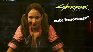 Cyberpunk 2077 cute innocent teen look | female character creation