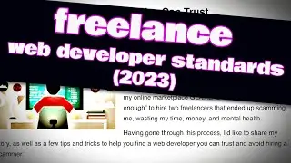 Freelance web developer skillset for 2023 (VERY VERY VERY EASY)