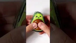 아보카도🥑 말랑이 만들기 - DIY Avocado Squishy with nano tape #shorts