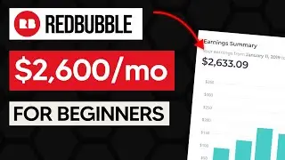 How To Make Money With Redbubble For Beginners 2025 (How To Be Successful On Redbubble)