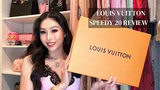 Louis Vuitton Review | Pink Speedy 20 Bandouliere, PRICE, What's in my bag