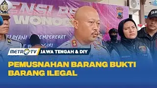 Pemusnahan Barang Bukti 0b4t Berbahaya, M1ras dan Knalpot Brong