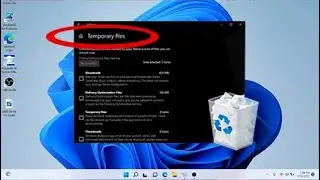 Deleting Temporary Files and Enabling Storage Sense in Windows 11