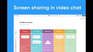 Cacoo: Screen sharing in Video Chat