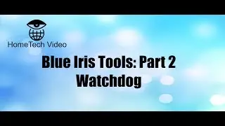 Blue Iris Tools Part 2   Watchdog