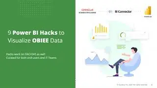 9 Power BI Hacks to Visualize OBIEE (and OAC/OAS) Data | BI Connector