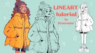 LINEART TUTORIAL in Procreate!