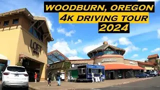 Woodburn, Oregon | 4k Driving Tour | 2024