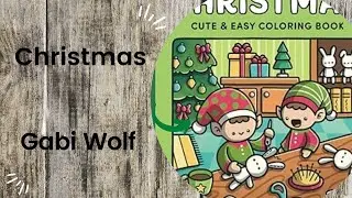 Christmas - Gabi Wolf // Adult Colouring Book Flip Through