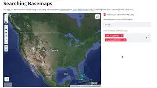 A streamlit app for searching and loading basemaps