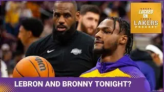 Can a Game in Cleveland Jumpstart LeBron? Will Bronny Play? Plus, Koloko Cleared for Lakers.