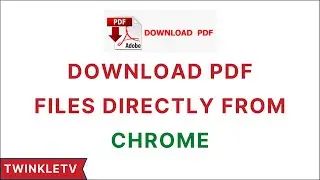 Download PDF files instead of automatically opening it in Chrome