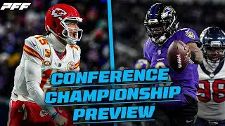 Chiefs vs. Ravens NFL Conference Championship Game Preview | PFF