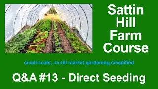 Sattin Hill Farm Course Q&A #13 - Direct Seeding