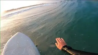 Surfing ASMR - Newport Beach Dawn Patrol