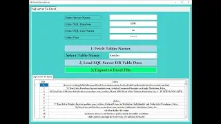 00151 VB.NET & MS SQL SERVER DB: Export Text And HTML Data From MSSQL 2 CSV 2021 11 22 01h38 22