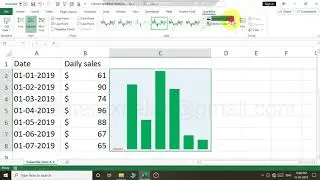 Column sparkline analysis | Basic Tips & Tricks in excel