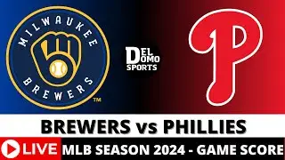 MILWAUKEE BREWERS VS PHILADELPHIA PHILLIES LIVE ⚾️ MLB Game Score Radio JUN 5, 2024