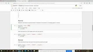 Looping - Jupyter notebook