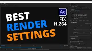 Best Render Settings | Good Quality Render | Fix H264 missing | After Effects | Fxmuni