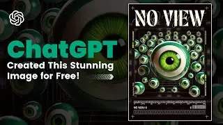 Poster Design With AI Free | Can ChatGPT generate images!  