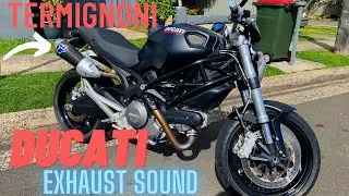 Ducati Termignoni exhaust sound