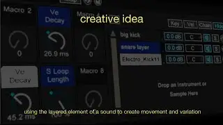 using layered sounds to create variation in other sounds