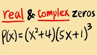 Roots of a polynomial equation. Finding the real and complex zeros of a polynomial