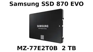 SSD диск Samsung SSD 870 EVO MZ-77E2T0B 2TB