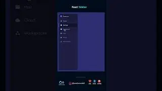 React Slidebar #html #cssanimation  #css #js #coding