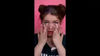 8 лет мечтала это сделать!!! Пробор с блёстками
