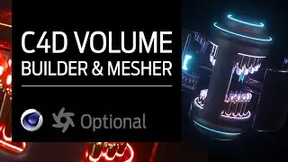 Cinema 4D Volume Builder and Mesher Animation Tutorial