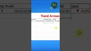 Deeper Insights: Color Coded Trend Arrows (Custom Formatting)#ExcelHacks #ExcelCourse #ExcelMastery