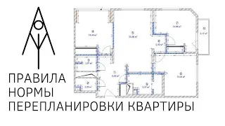 Перепланировка квартиры, Правила и Нормы