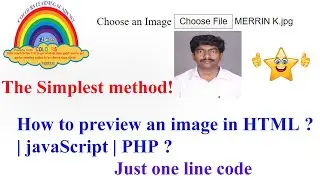 How to preview an image in HTML ? | How to preview an image in JavaScript | Preview an image in PHP