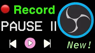 OBS STUDIO HOW TO PAUSE RECORDINGS!