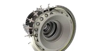 Siemens NX Jet Engine Animation KeyShot Animation