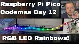 PiHut Codemas Advent Calendar Day 12 - RGB LEDS with a Raspberry Pi Pico