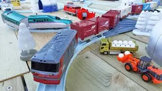 JR Freight Train & Shinkansen ☆Snow and steam locomotive scenery course