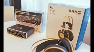 Behringer UMC202HD + AKG K92 Review #behringer #akg