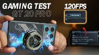 INFINIX GT 20 PRO 120 FPS 1Hour BGMI/ PUBG Gaming Test | Battery Drain