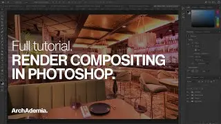 Render Compositing in Photoshop | Full tutorial